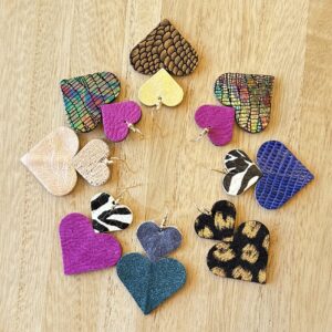boucles d'oreilles Love